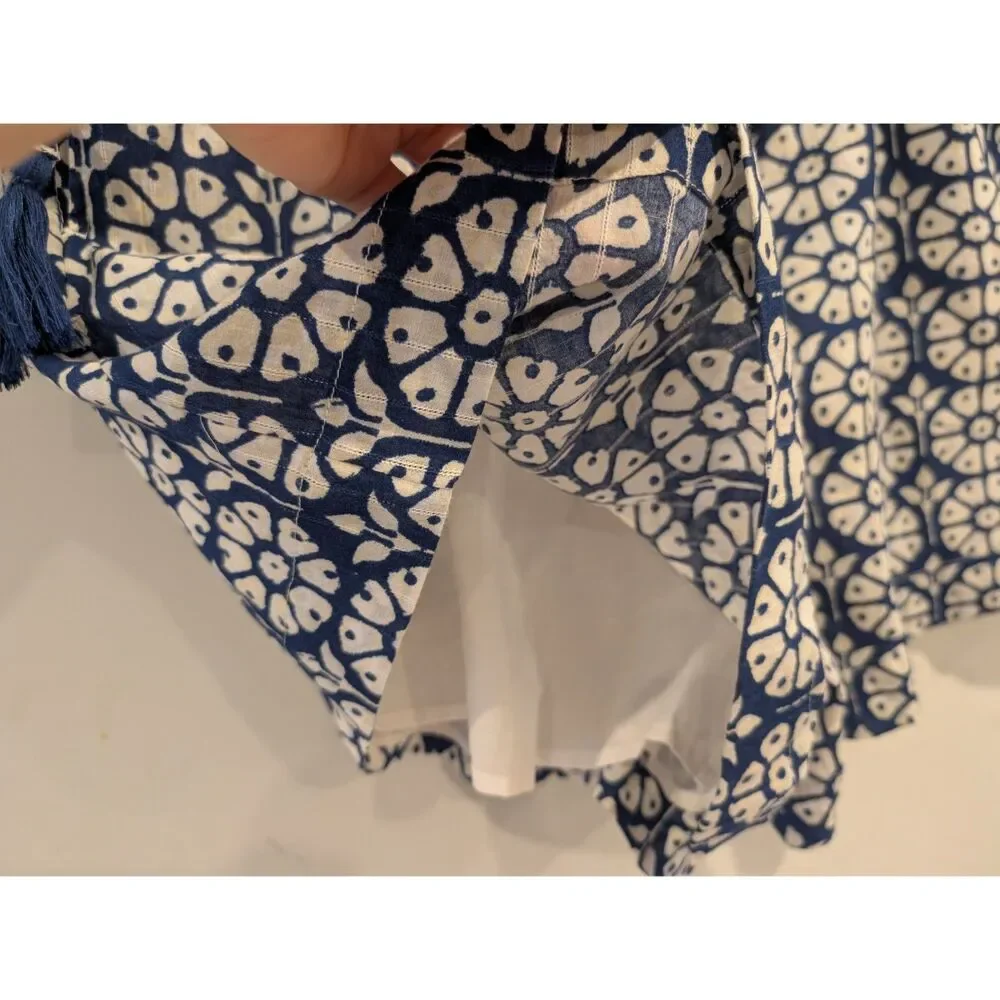 Roller Rabbit Target XL Blue Geometric Shorts Summer Lined Vacation Lounge - Picture 4 of 6